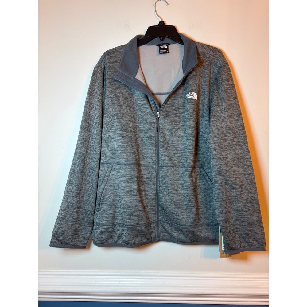 The North Face Canyonlands Jacket Womens 3X Grey Fleece Slim Fit